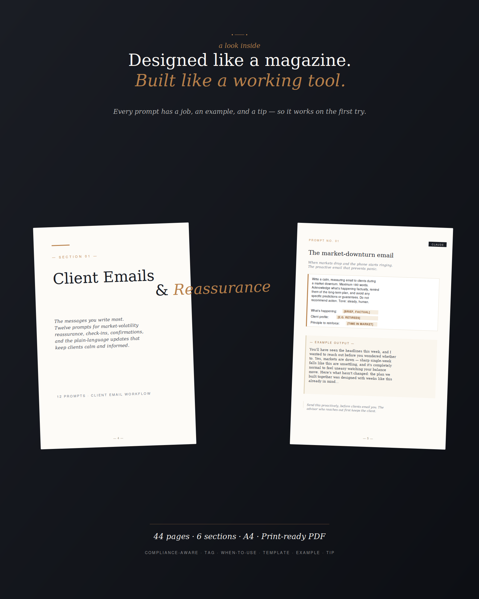 The Financial Advisor's AI Prompt Library — 68 Prompts for Advisors & Planners