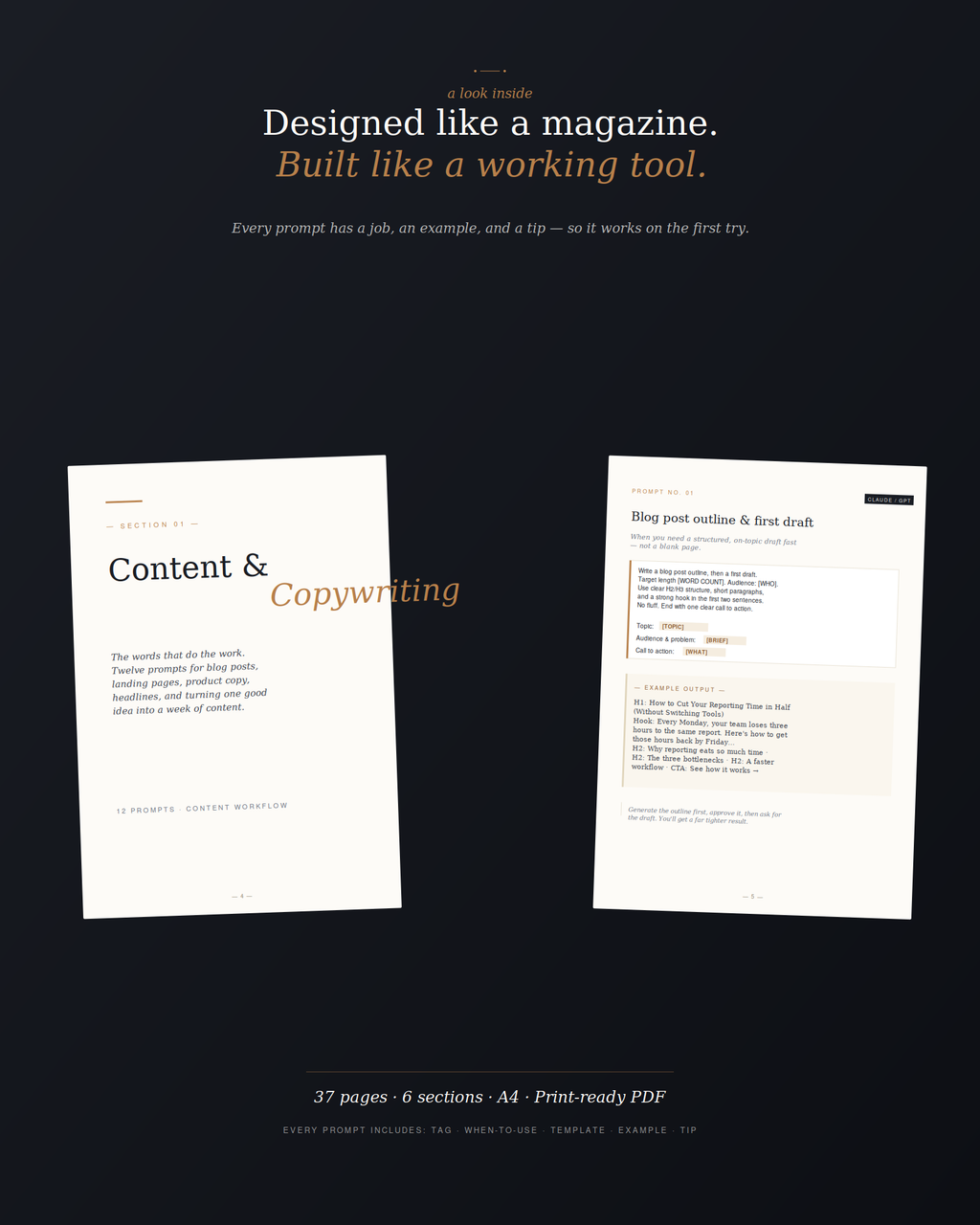 Marketing AI Prompt Library — 68 Prompts | The Agent Shelf