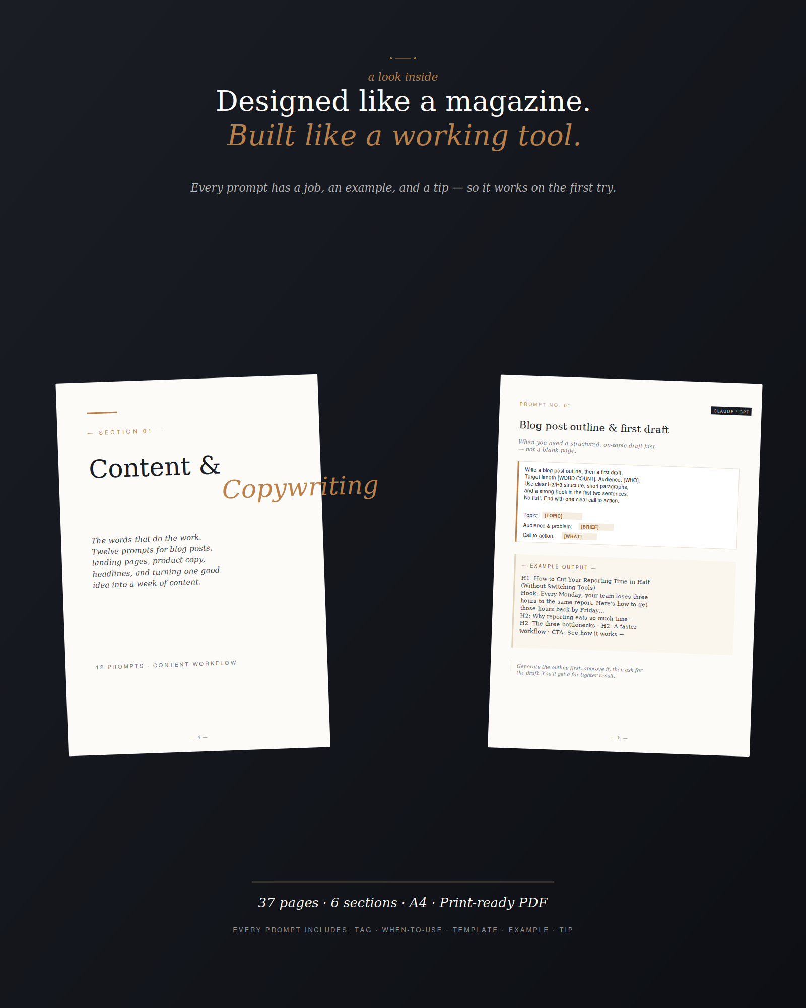 Marketing AI Prompt Library — 68 Prompts | The Agent Shelf