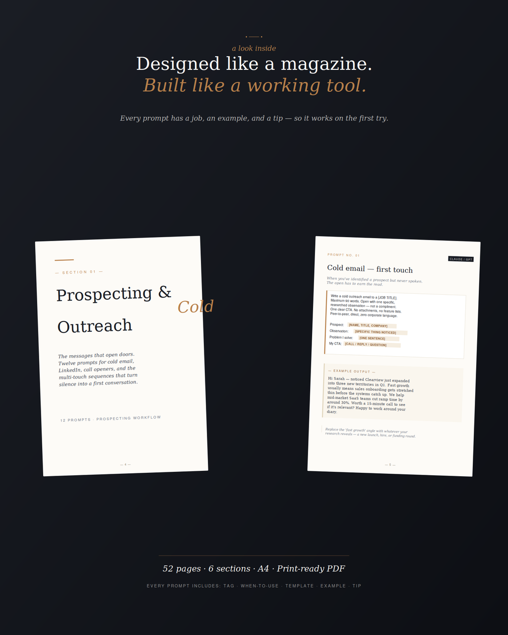 The Sales Agent's AI Prompt Library — 68 Prompts for High-Ticket Closers